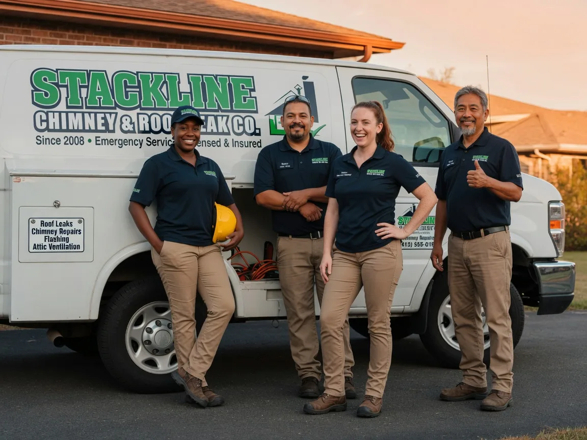 Chimney flashing repair company in Buxton, OR